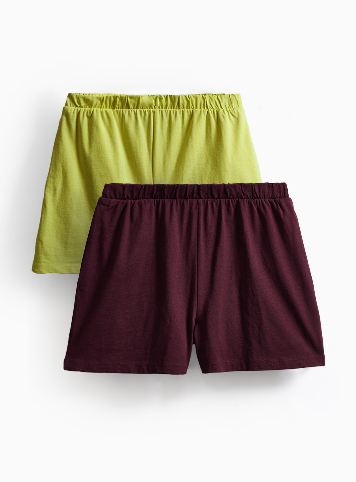 Green & Burgundy Shorts 2 Pack L - Image 1 thumbnail